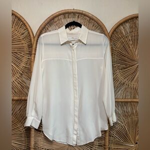 Amanda Uprichard Silk Button Down Shirt